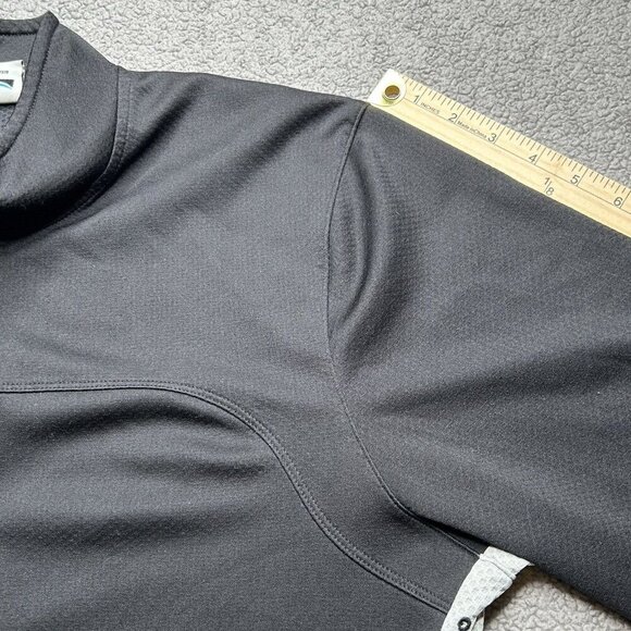 Alo Yoga Jacket Womens Medium Black Coolfit Performance Lightweight Vented Gym - Picture 14 of 16